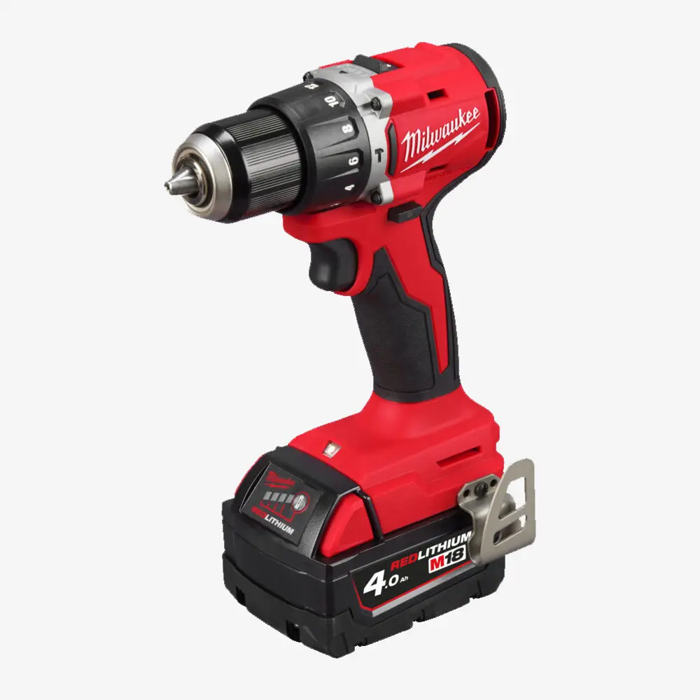 Дриль-шурупокрут з ударом акумуляторний MILWAUKEE, M18 BLPDRC-402C 