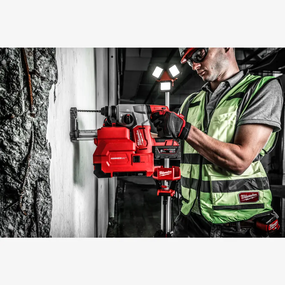 Перфоратор SDS-PLUS акумуляторний MILWAUKEE, M18 BLH-502X, 2,3Дж (+зар.пр., 2акум.Х5Аг,HDкейс) 