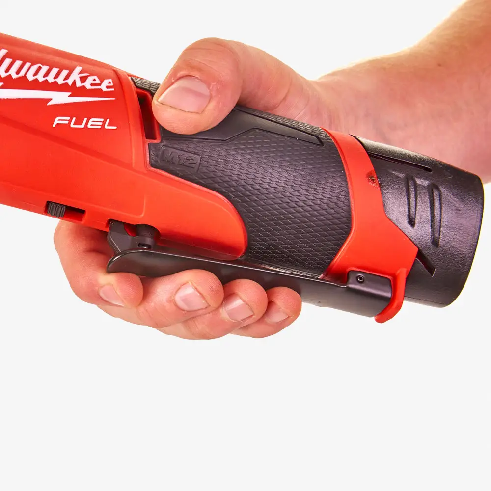Гайкокрут кутовий акумуляторний тріскачка 3/8" MILWAUKEE, M12 FIR38-201B, 75Нм, (+ заряд.пристрій, 1 акум.Х 2Аг, сумка) 