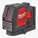 Нівелір лазерний лінійно-точковий акумуляторний MILWAUKEE, L4 CLLP-301C (+micro-USB,1 акум.Х3Аг, кейс) 
