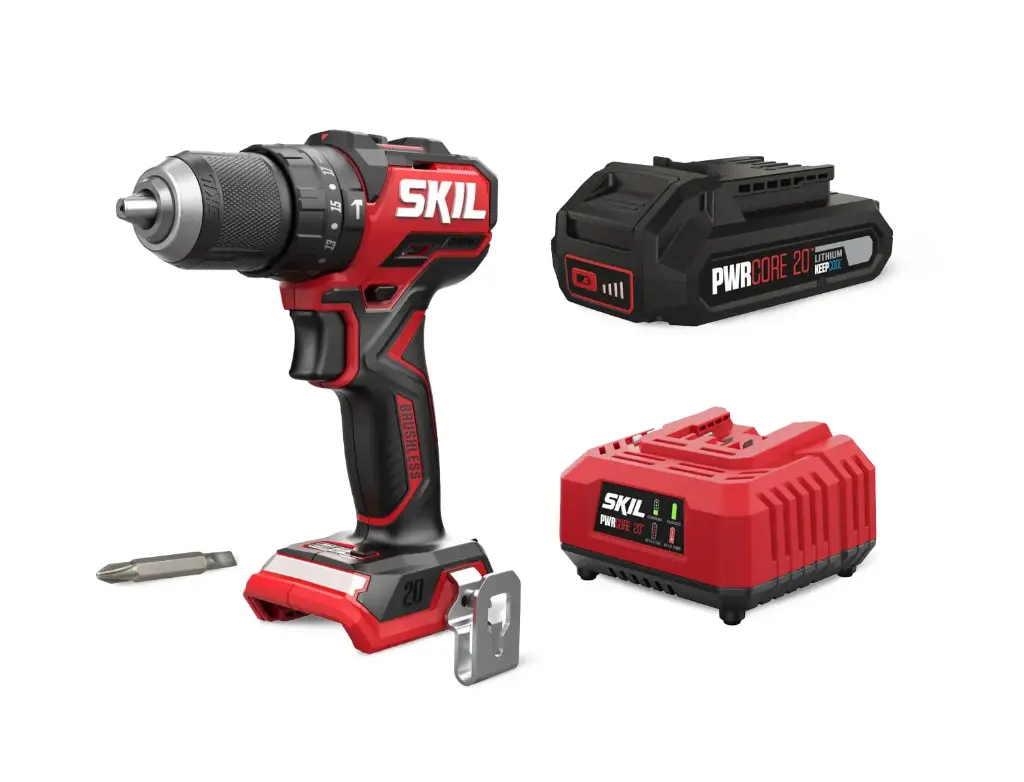 [CD1E3075CA+BC1E3110AA] Дриль-шуруповерт акумуляторний безщітковий ударний, SKIL 3075 CA