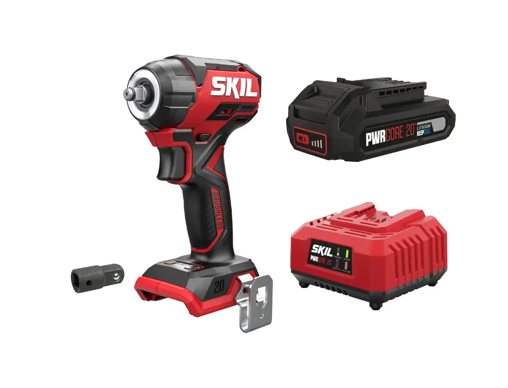 [SD1E3265CA+BC1E3110AA] Гайковерт акумуляторний безщітковий ударний, SKIL 3265 CA Compact