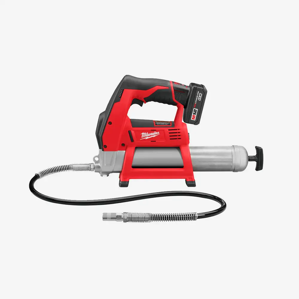 Шприц для змащування акумуляторний MILWAUKEE, M12 GG-401B (+заряд. пристрій, 1 акум.Х 4Аг, сумка) 