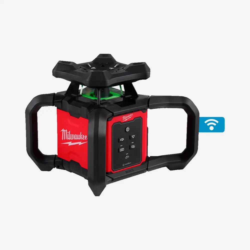 [4933493194] Нівелір ротаційний лазерний акум. MILWAUKEE, M18 RLOHVG300-501C (+лазерний приймач, зарядний пристрій, 2 акум..Х5Аг, кейс) 