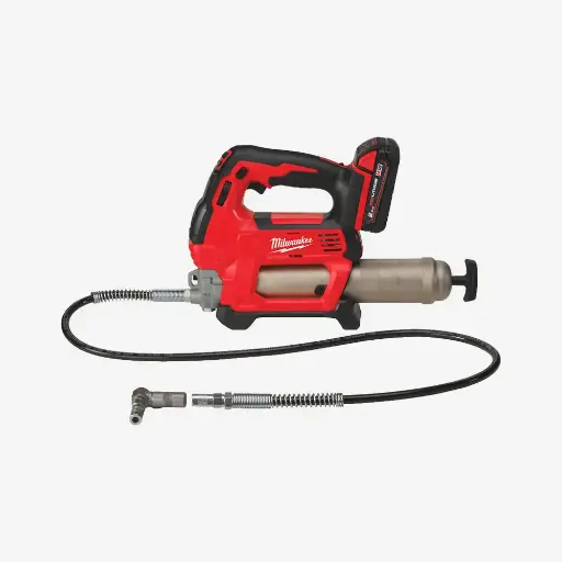 [4933440490] Шприц для змащування акумуляторний MILWAUKEE, M18 GG-201B (+заряд. пристрій, 1 акум.Х 2Аг, сумка) 