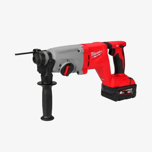 [4933492480] Перфоратор SDS-PLUS акумуляторний MILWAUKEE, M18 BLHACD26-402X, 2,6Дж (+зар.пр., 2акум.Х4Аг,HDкейс) 